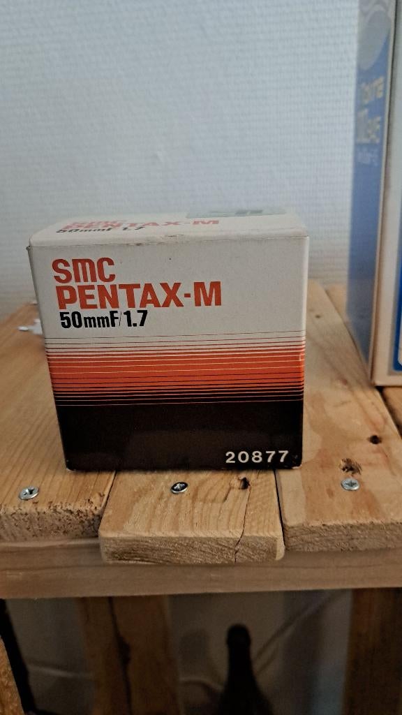Pentax k objectief 50 mm  F/1.7, Ophalen, Zo goed als nieuw, Standaardlens