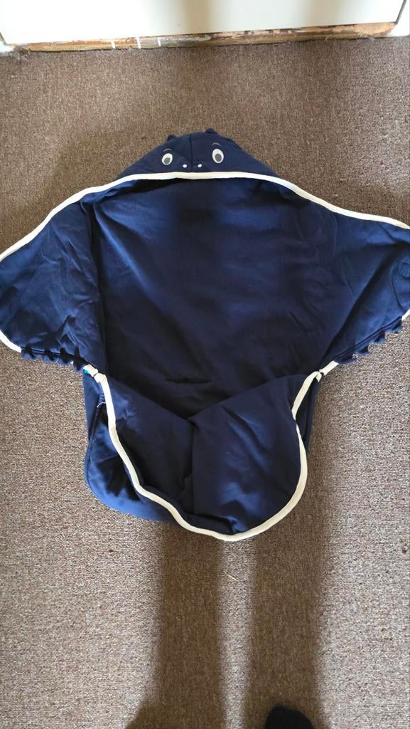 Donkerblauwe bakerdoek voor na het badderen, Ophalen of Verzenden, Zo goed als nieuw, 70 tot 85 cm, Bakerzak of Bakerdoek