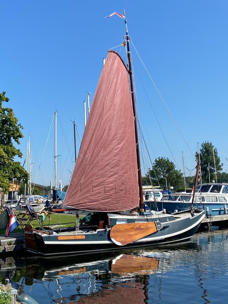 Zeeschouw, Watersport en Boten, Platbodems, Zo goed als nieuw, 6 tot 9 meter, Staal, Diesel, Ophalen