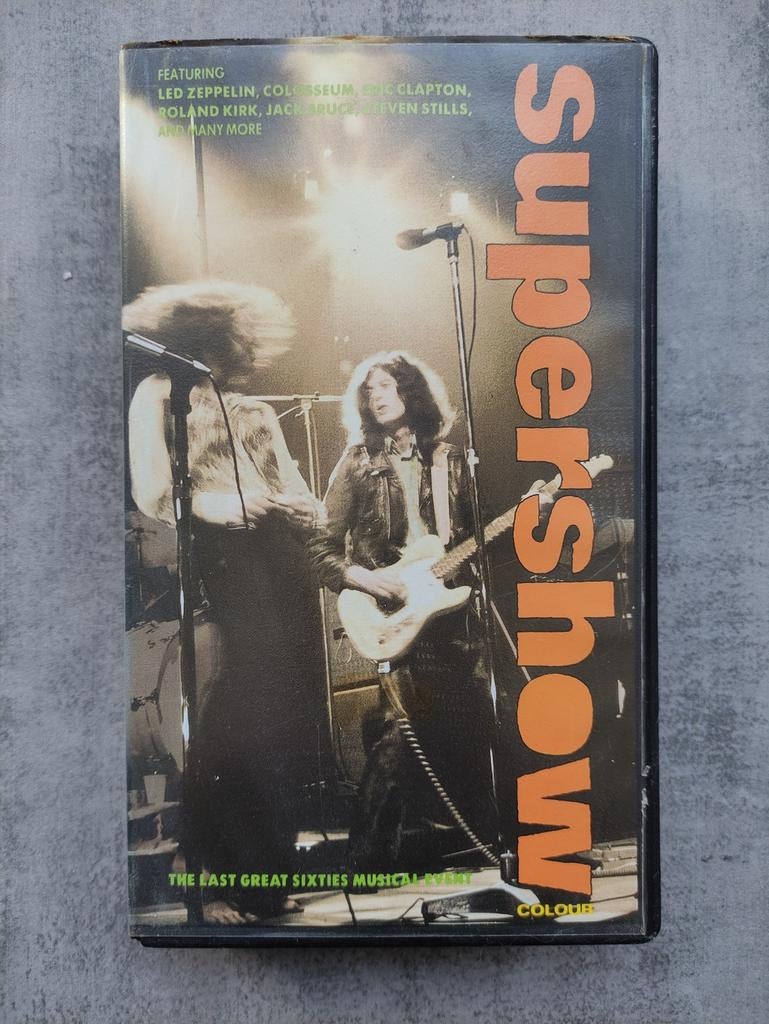 Supershow - last great sixties musical event vhs, Alle leeftijden, Ophalen of Verzenden