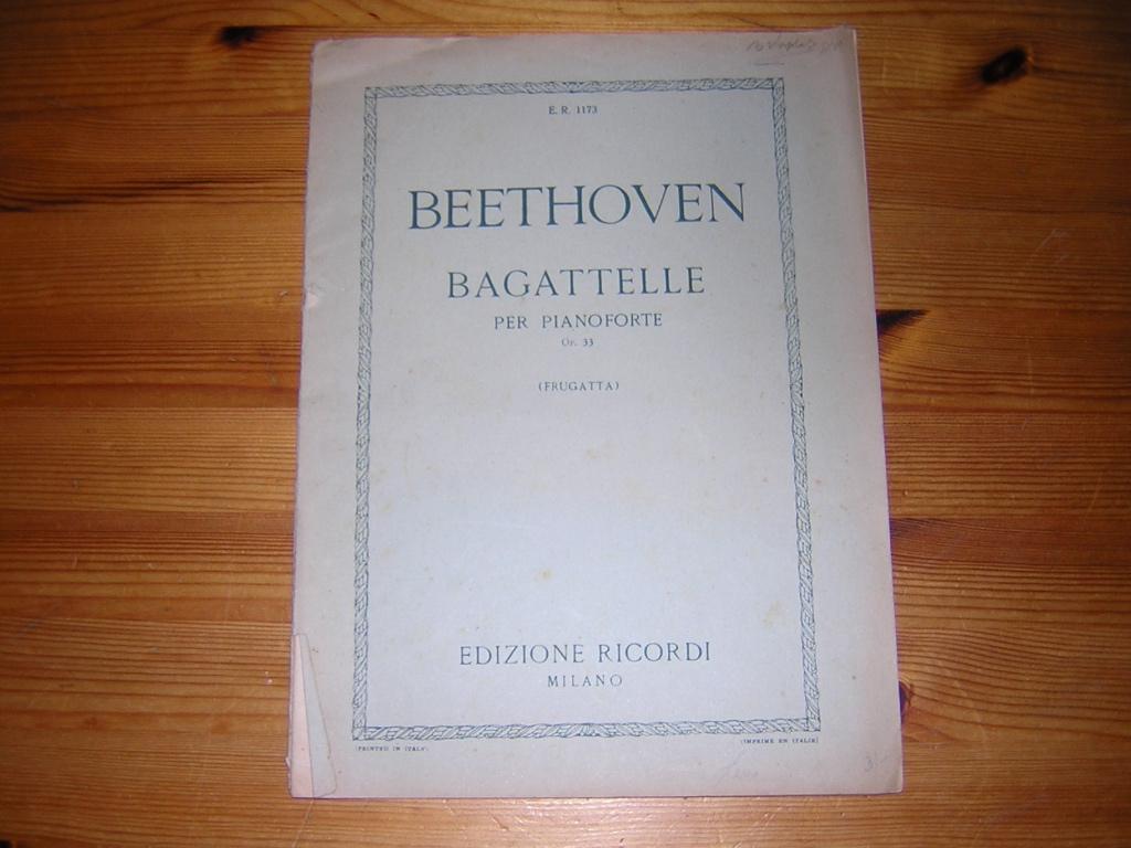 Beethoven - bagattellen / Variationen, Gebruikt, Klassiek, Ophalen of Verzenden, Artiest of Componist