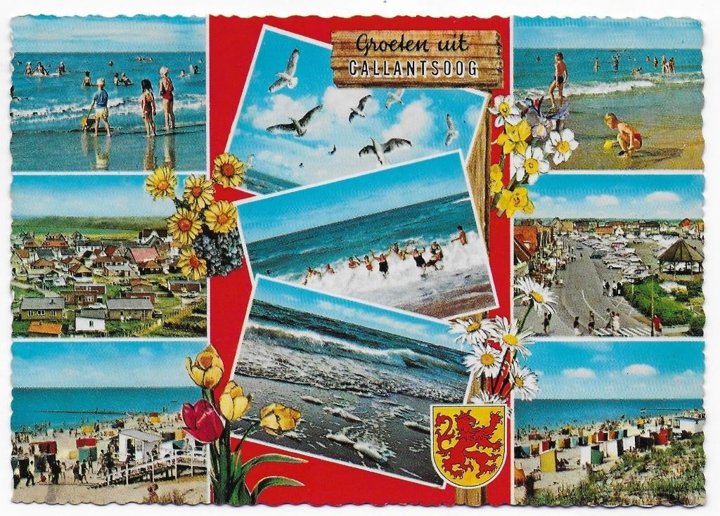 Callantsoog gelopen Ansichtkaart (B2461 ), Ophalen of Verzenden, 1960 tot 1980, Gelopen