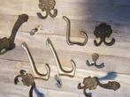 kapstok haken kapstokhaken jas klassiek messing aluminium, Wandhaken, Ophalen of Verzenden, Zo goed als nieuw, Minder dan 100 cm