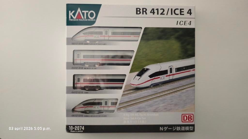 Kato BR 412 ICE 4 N-spoor, Ophalen of Verzenden