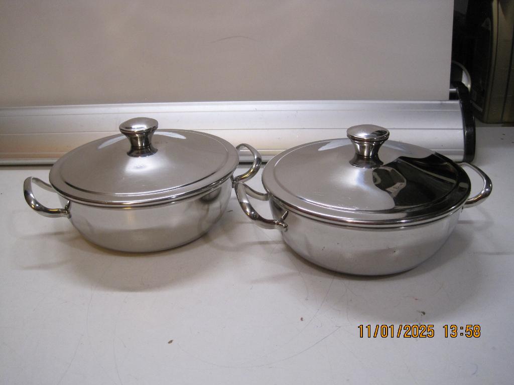 85 cl dekschalen alessi design 17 cm dia (328), Overige materialen, Gebruikt, Schaal, Rond