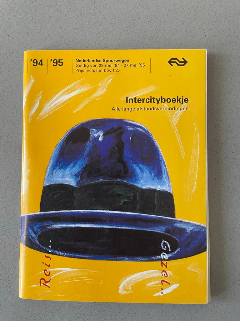 NS intercity boekje 1994-1995, Ophalen of Verzenden, Nieuw, Trein, Overige typen