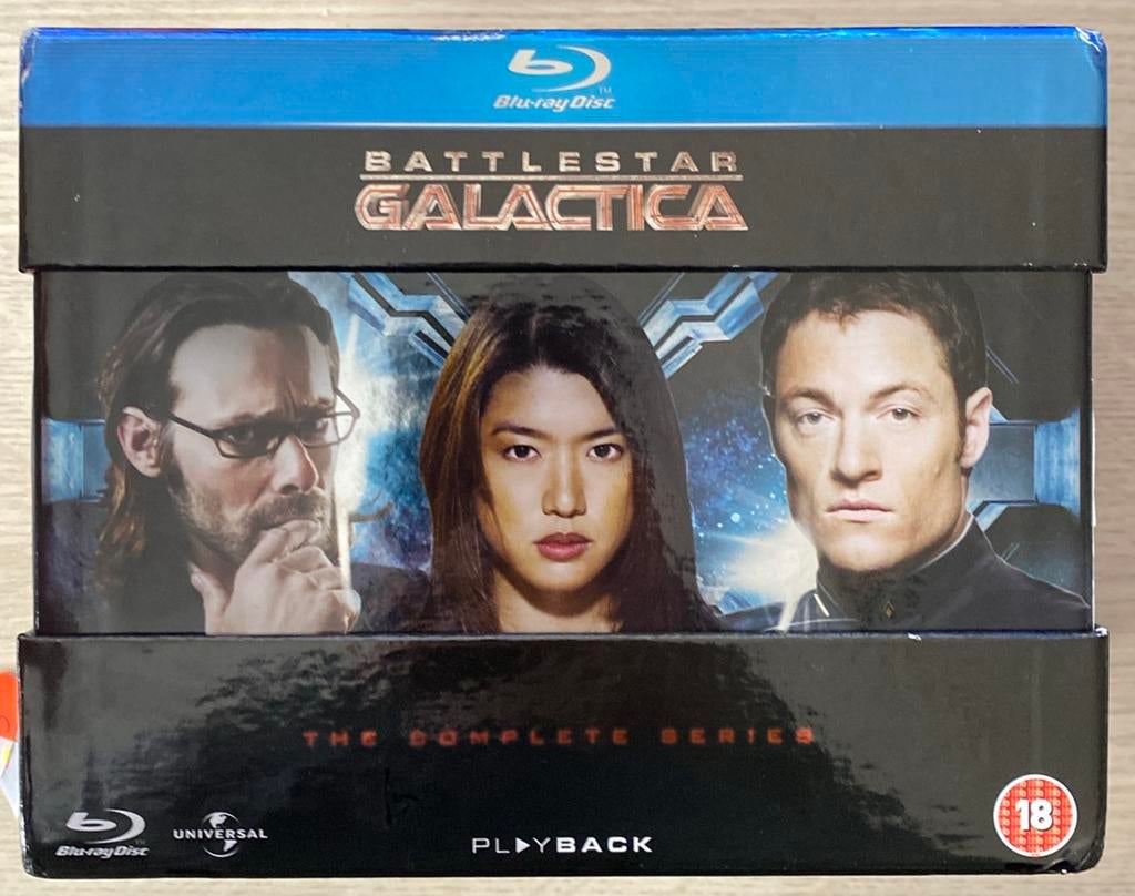 Battlestar galactica blu ray box the complete series, Cd's en Dvd's, Blu-ray, Ophalen of Verzenden, Zo goed als nieuw, Science Fiction en Fantasy