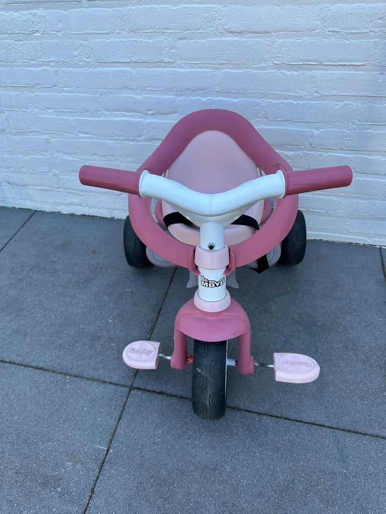 Smoby Be Move driewieler roze met duwstang, Kinderen en Baby's, Ophalen, Gebruikt, Loopfiets