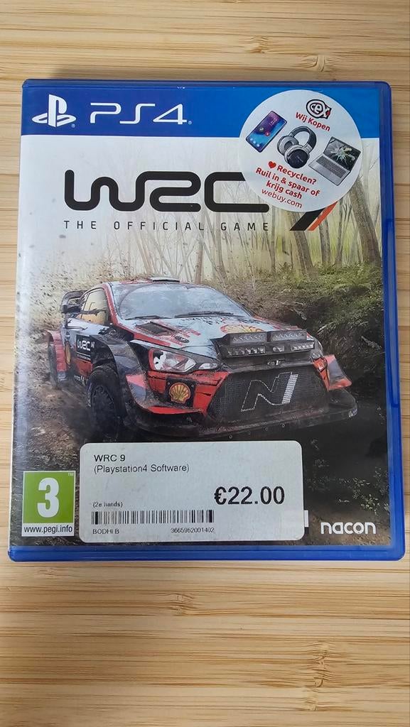 WRC9 | PS4, Spelcomputers en Games, Games | Sony PlayStation Vita, Ophalen, 1 speler, Racen en Vliegen, Zo goed als nieuw