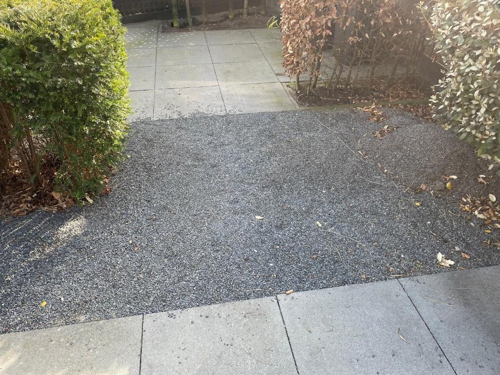 Antraciet split 1m3 - gratis ophalen, Tuin en Terras, Ophalen, Antraciet, Zo goed als nieuw, Split