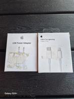 Apple USB-C naar Lightning kabel en USB Power Adapter, Ophalen of Verzenden, Gebruikt, Apple iPhone