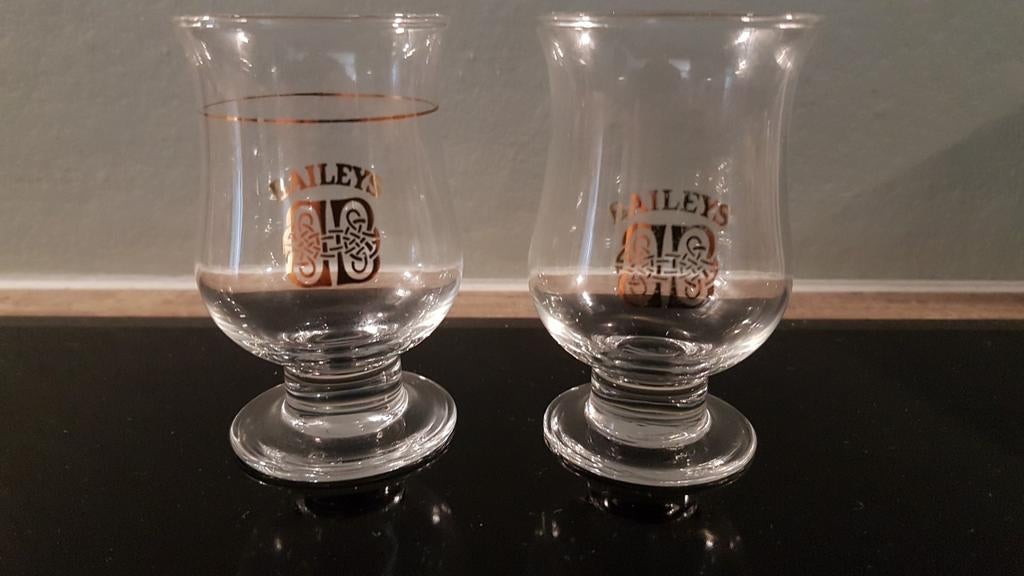 Baleys borrelglaasjes, Verzamelen, Glas en Borrelglaasjes, Ophalen of Verzenden, Zo goed als nieuw, Borrel- of Shotglas