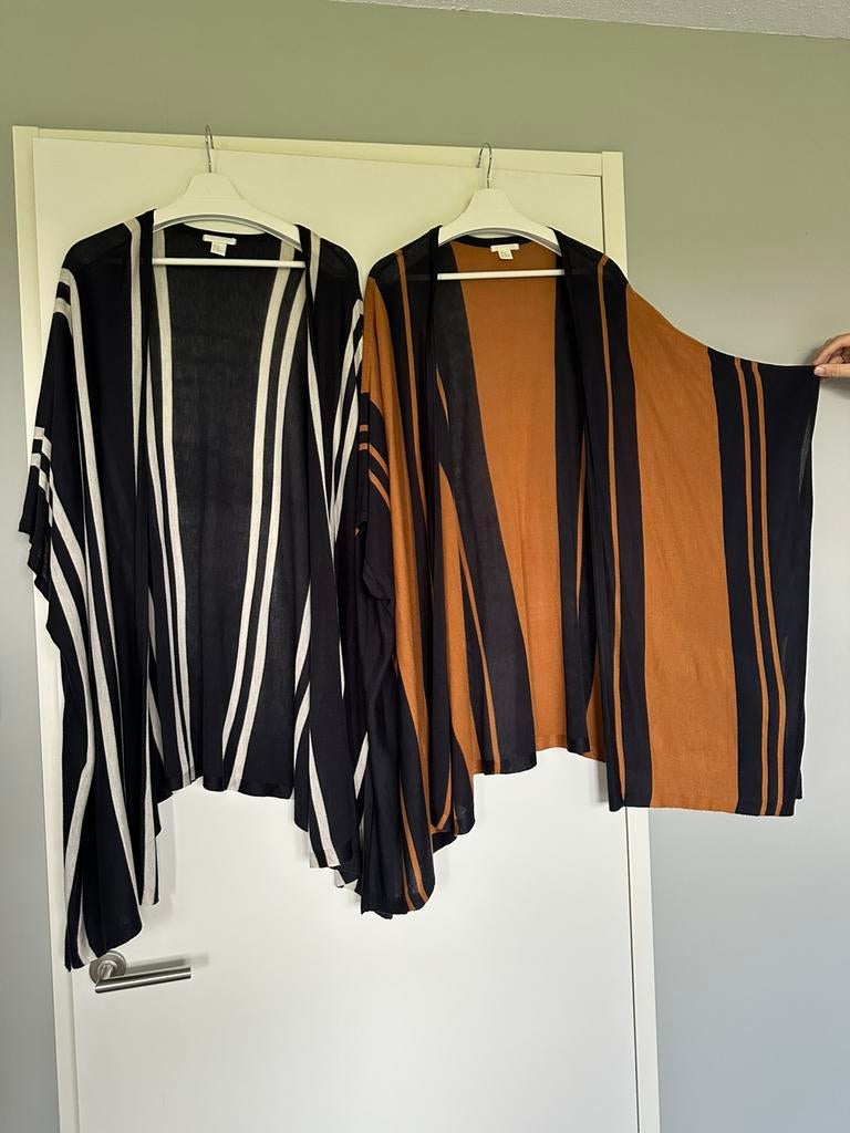 Twee mooie nieuwe poncho vesten van H&M, Verzenden, Nieuw, Blauw