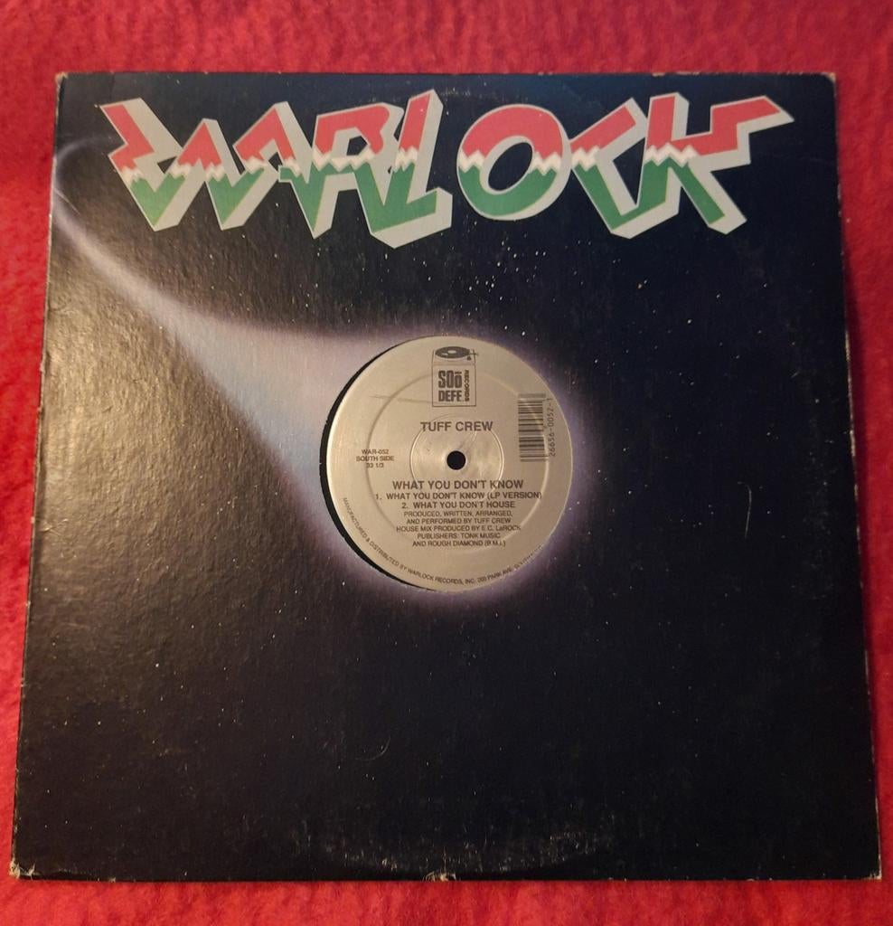 Tuff Crew - She Rides The Pony / What You Don't Know, Ophalen of Verzenden, 1985 tot 2000, Gebruikt, 12 inch