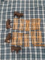 Speelgoed boerderij set met hekken en koeien en stier, Ophalen of Verzenden, Gebruikt, Jongen of Meisje