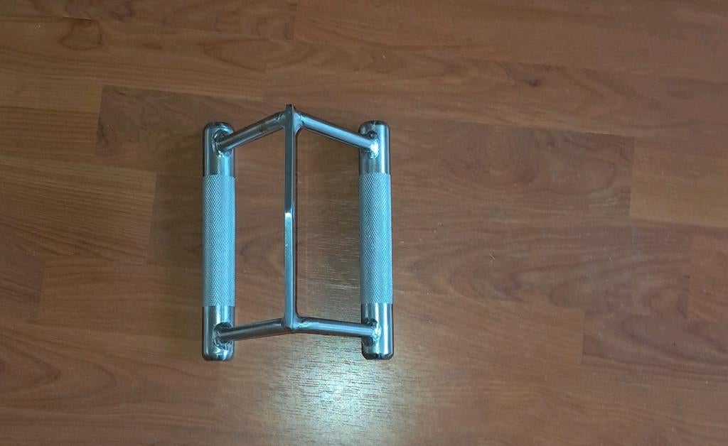 Fitness Set: Lat Pulldown stang/2x Handgreep/Gewichtsriem, Ophalen, Zo goed als nieuw, Hometrainer, Rug