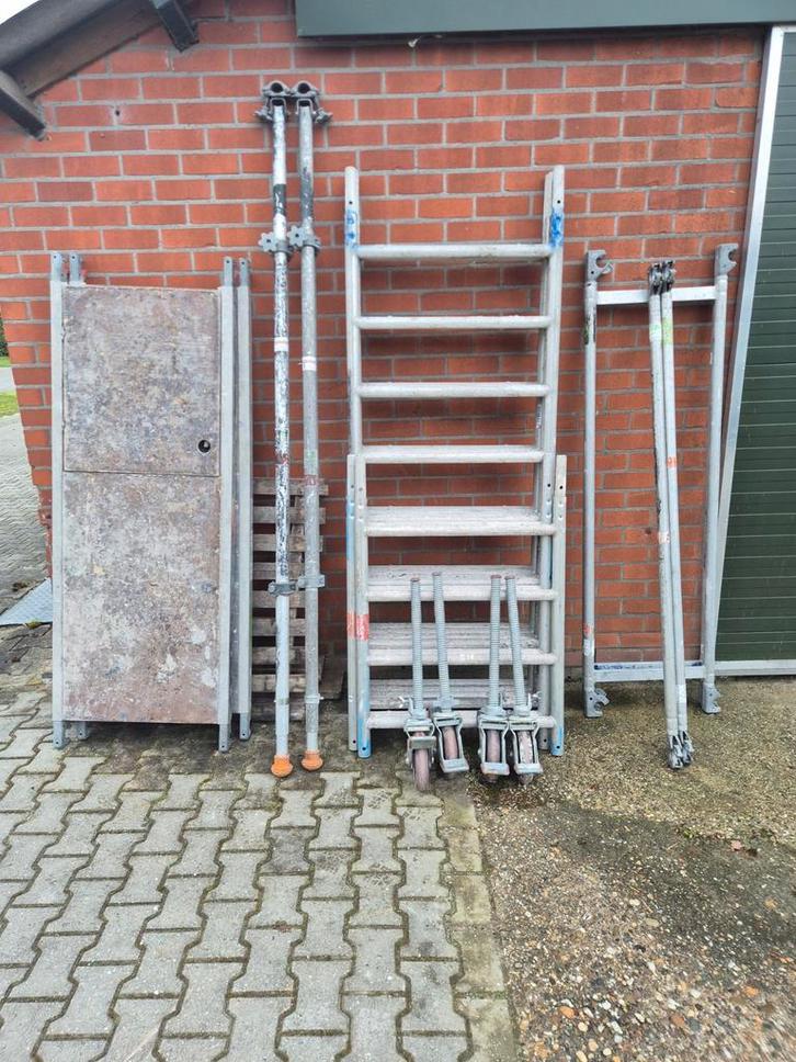 Layher Rolsteiger / Steiger 75x190 6.20 meter, Doe-het-zelf en Verbouw, Schildersmaterialen, Gebruikt, Overige typen, Ophalen of Verzenden