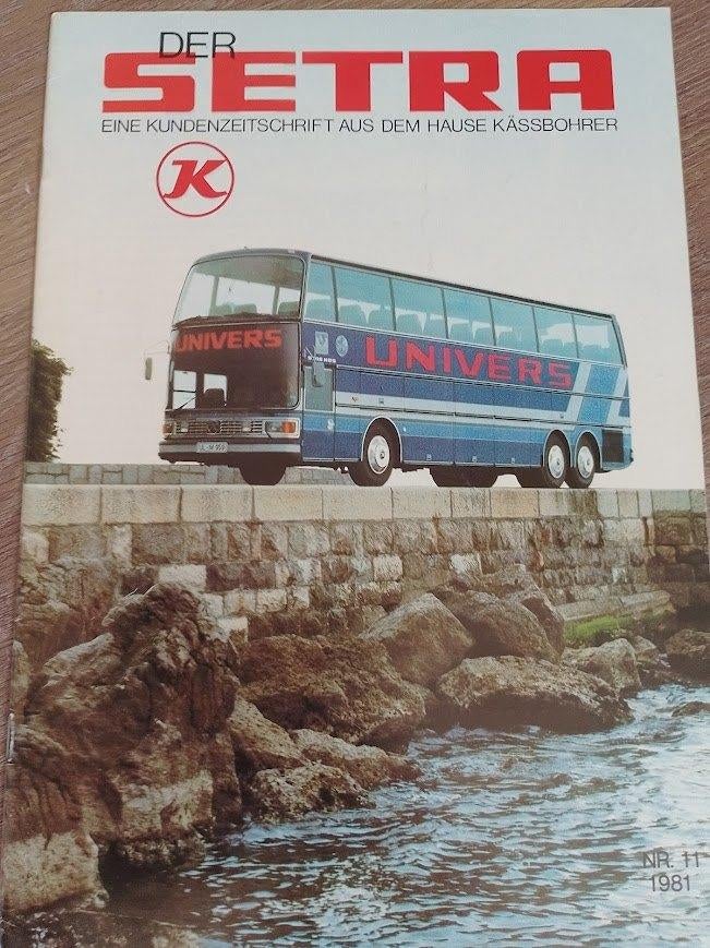Setra Kässbohrer autobus folder, Ophalen of Verzenden, Nieuw, Overige merken