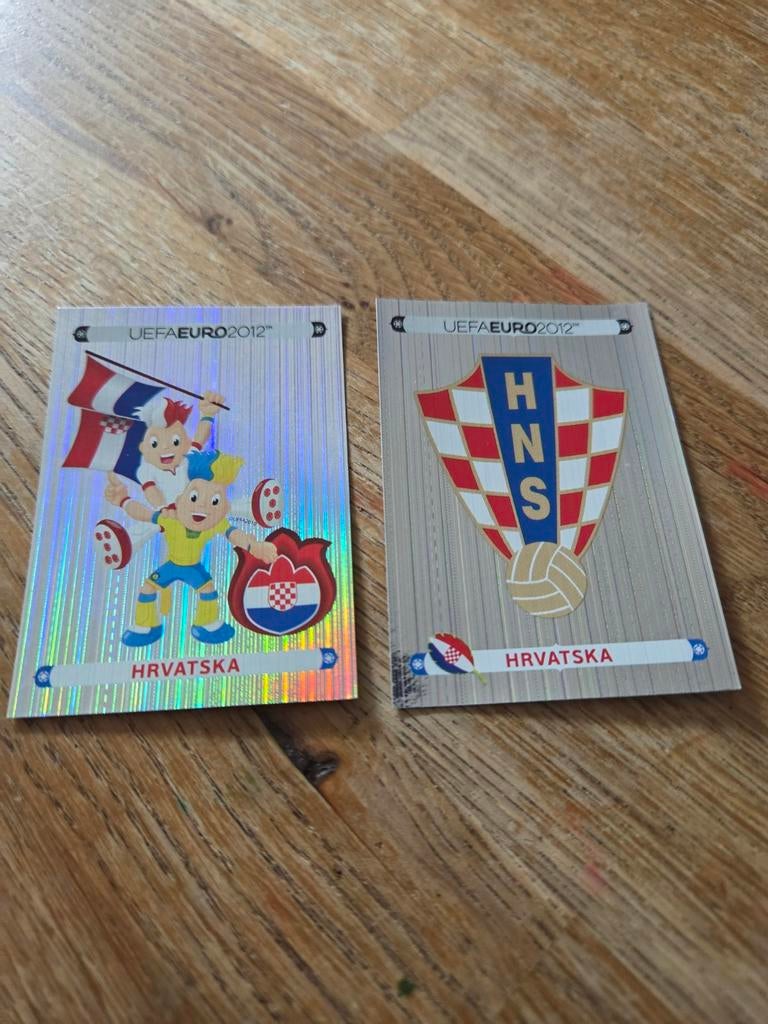 Panini EK 2012 Kroatië, Ophalen of Verzenden, Zo goed als nieuw, Buitenlandse clubs, Poster, Plaatje of Sticker