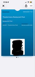 Alex Klaasen Dordrecht diner bon voor 2, Twee personen, Overige soorten