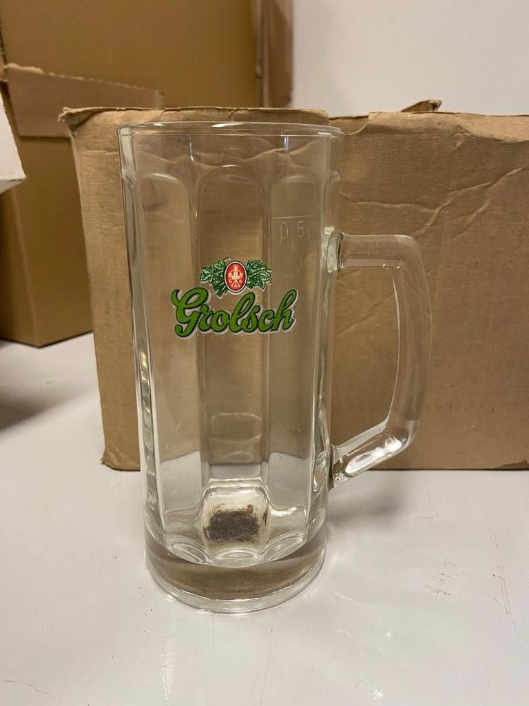 Grolsch bierpul 0,5 liter, Ophalen