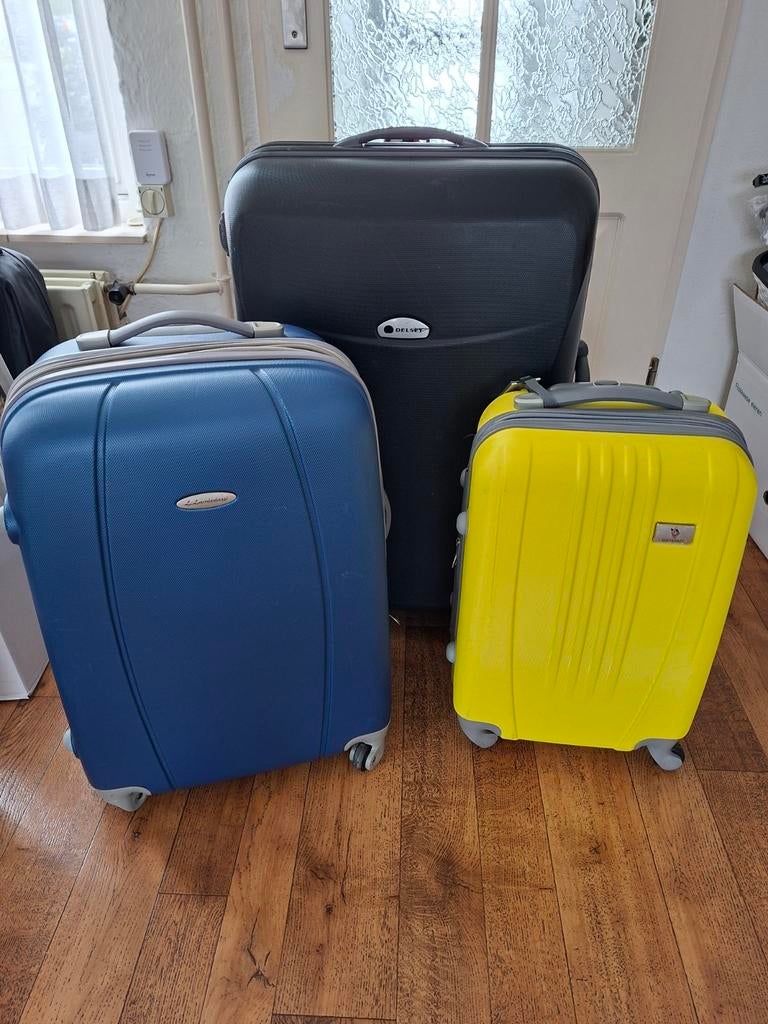 3 koffers, Sieraden, Tassen en Uiterlijk, Koffers, Ophalen