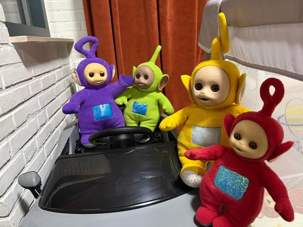 Vintage Teletubbies Knuffels Set 1996 - Tinky Winky, Dipsy,, Kinderen en Baby's, Ophalen of Verzenden, Gebruikt, Overige typen