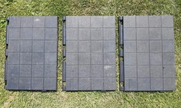 ️️️️️️️6 st. PAS-STUKKEN - Isabella - Vloertegel - Tenttegel, Caravans en Kamperen, Caravan accessoires, Zo goed als nieuw, Ophalen of Verzenden