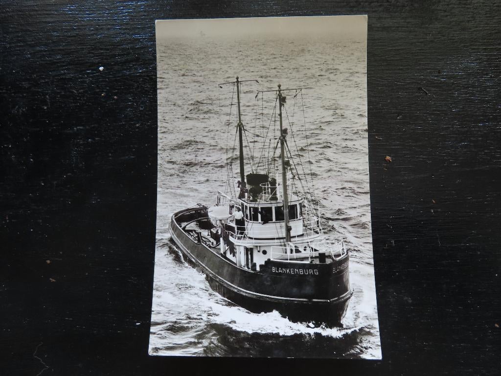 ansichtkaart sleepboot "Blankenburg" Smit & co, Ophalen of Verzenden, Gebruikt, Motorboot, Kaart, Foto of Prent