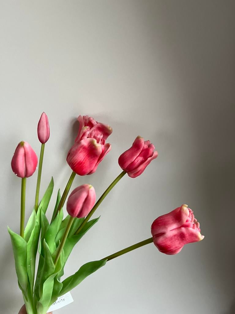 Bosje tulpen real touch, Ophalen of Verzenden, Nieuw