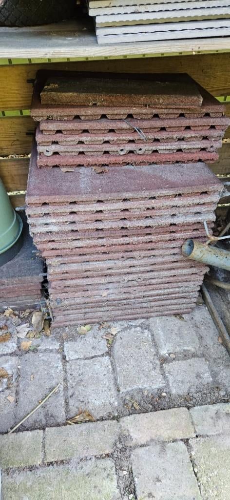 Rubber Tegels, Ophalen, Gebruikt, Overige typen, Rubber