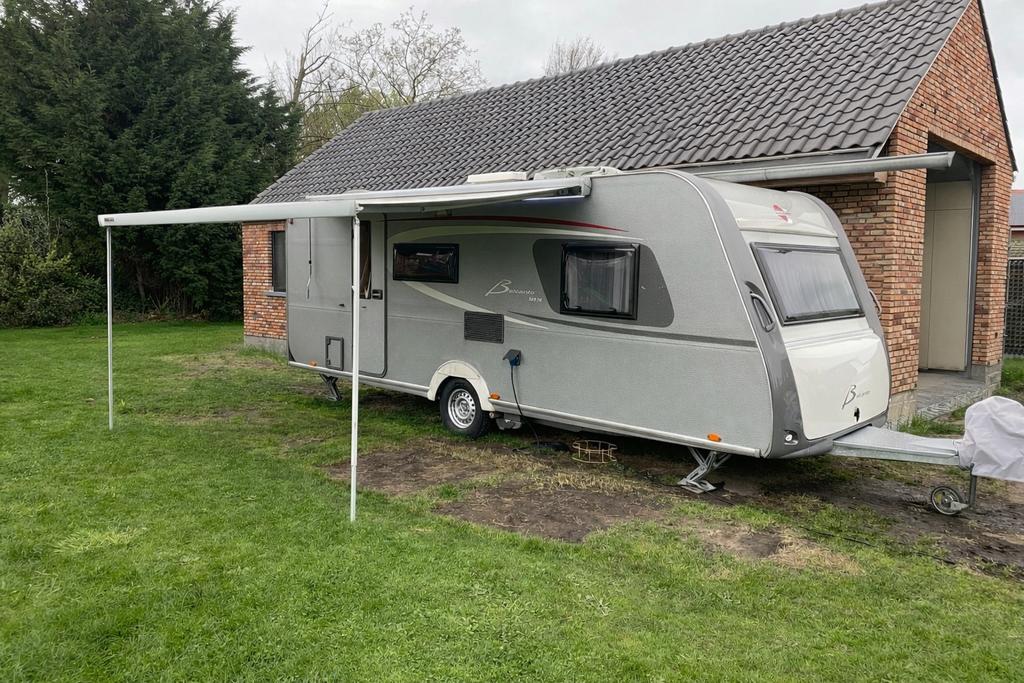 Caravan Burster Belcanto 560 TK met stapelbed, België, Ophalen, Gebruikt