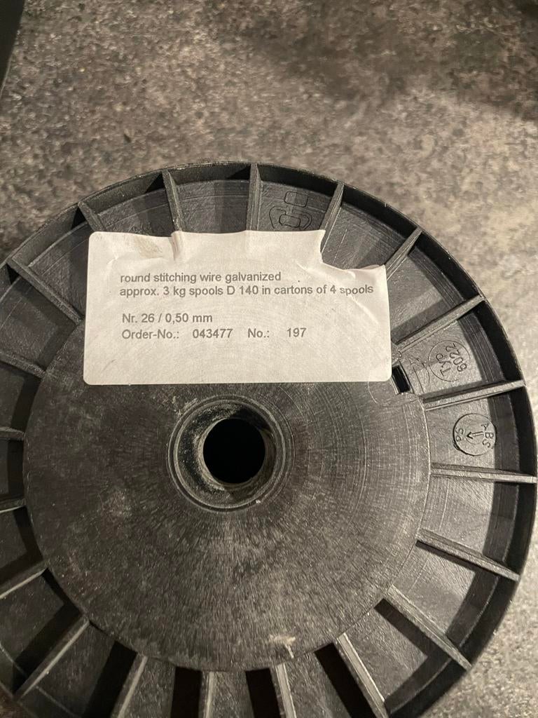 Gegalvaniseerd rond binddraad, ca. 3 kg, Ophalen, Nieuw, Overige metalen