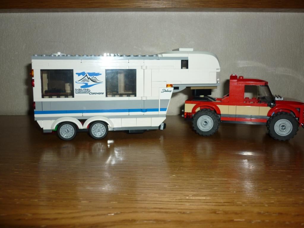 Lego city 60182 - Pick-uptruck en caravan, Kinderen en Baby's, Speelgoed | Duplo en Lego, City, Lego, Ophalen of Verzenden, Zo goed als nieuw