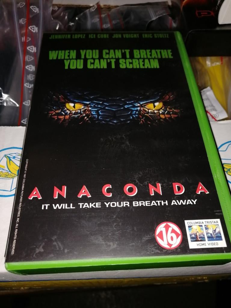VHS - Anaconda, Alle leeftijden, Ophalen of Verzenden, Zo goed als nieuw