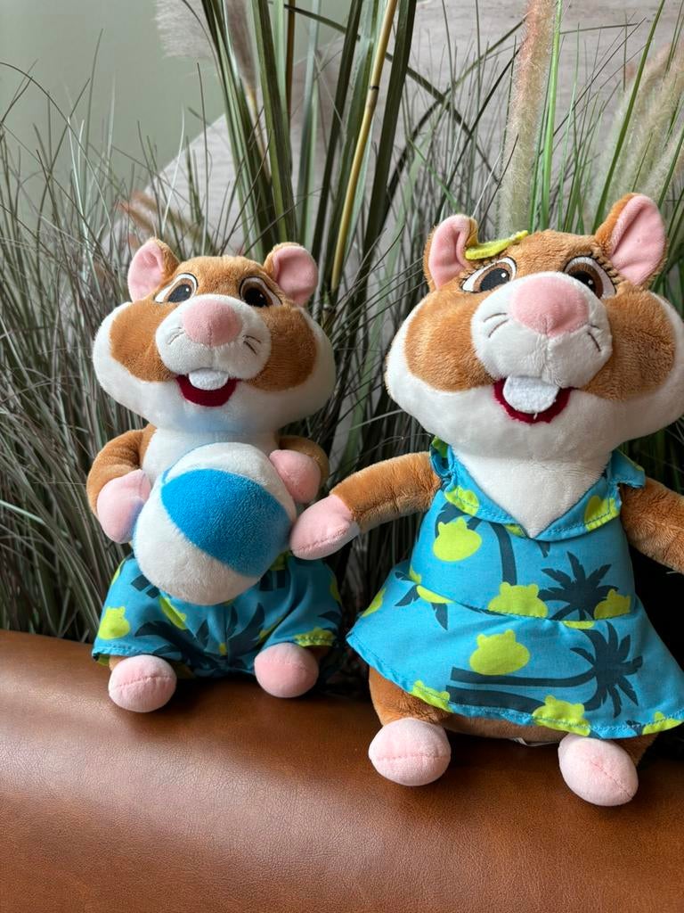 Hamsters zomer outfit AH 2 stuks, Verzamelen, Supermarktacties, Albert Heijn, Verzenden