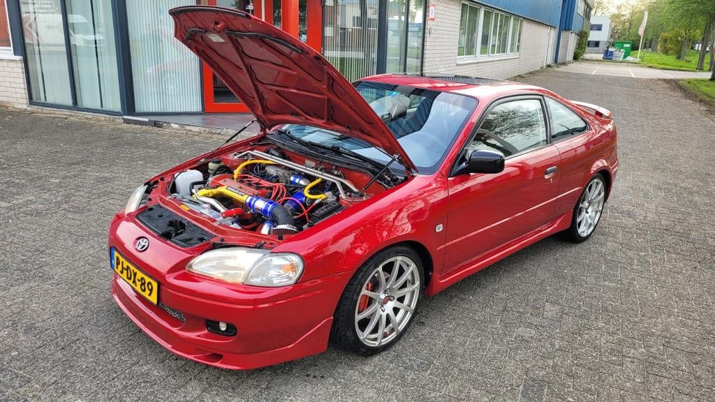 Toyota Paseo 1.3 I 1996 4EFTE swap op kenteken/ project, Auto's, Toyota, Voorwielaandrijving, 4 cilinders, Metallic lak, 4 stoelen