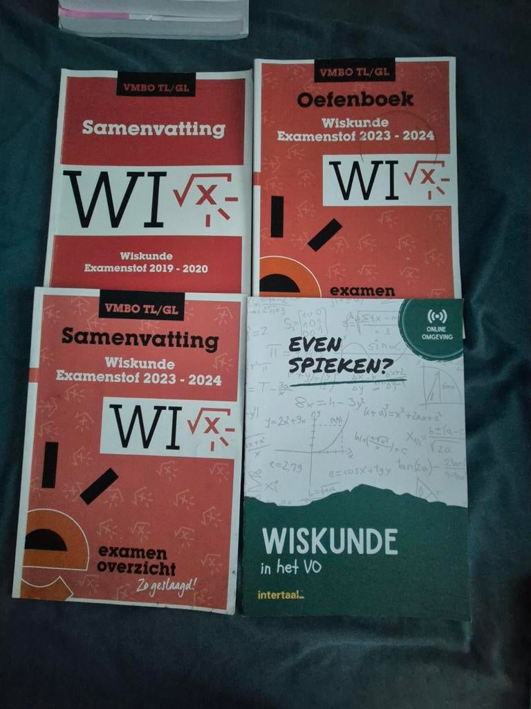Examenbundel: samenvatting en oefenboek Wiskunde mavo, Ophalen of Verzenden, Gelezen, Van Dale