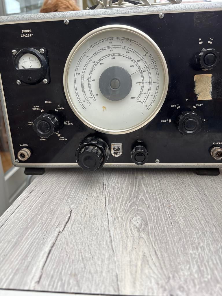 Philips GM2317/01 Audio Frequentie Generator Vintage, Antiek en Kunst, Antiek | Gereedschap en Instrumenten, Ophalen of Verzenden