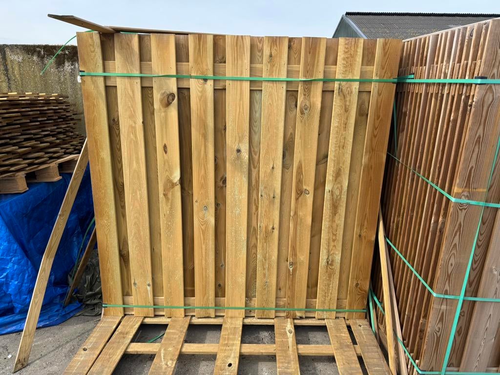 Nieuwe 19 planks geimpregneerde grenen schuttingen, Tuin en Terras, Ophalen, 1 tot 2 meter, 6 meter of meer, Nieuw