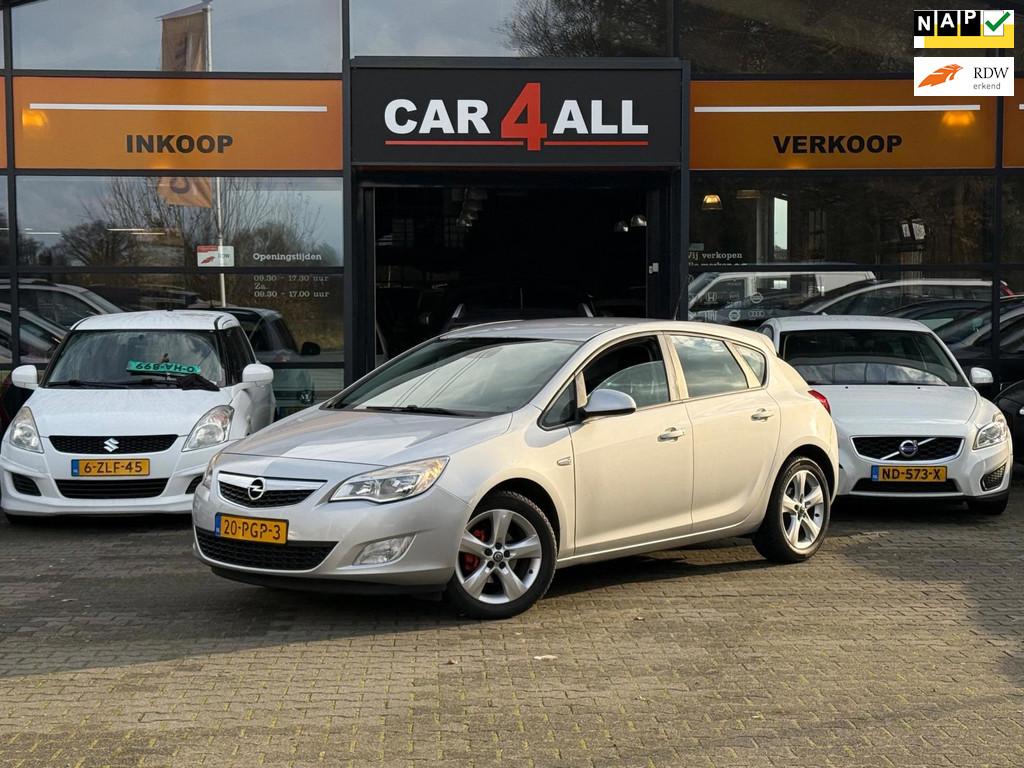 Opel Astra 1.4 Turbo Edition APK 12-11-2025/CRUISE/AIRCO/LMV, Voorwielaandrijving, Euro 5, Stof, Gebruikt