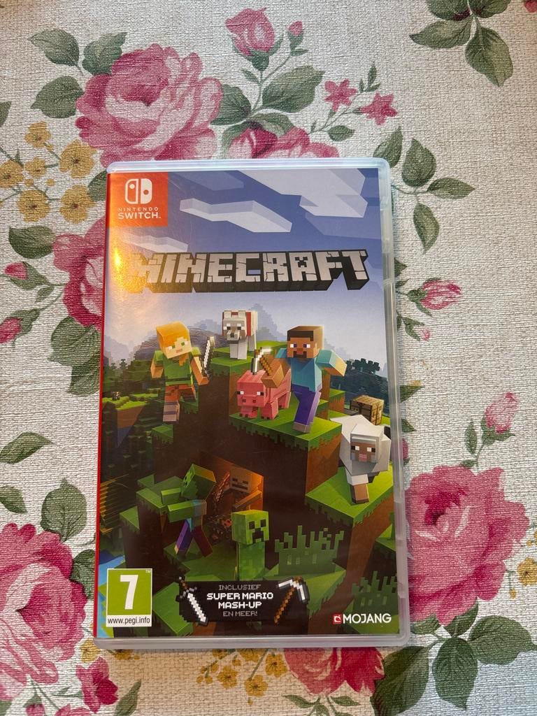 Minecraft Nintendo Switch, Spelcomputers en Games, Gebruikt, Overige genres, 1 speler, Eén computer