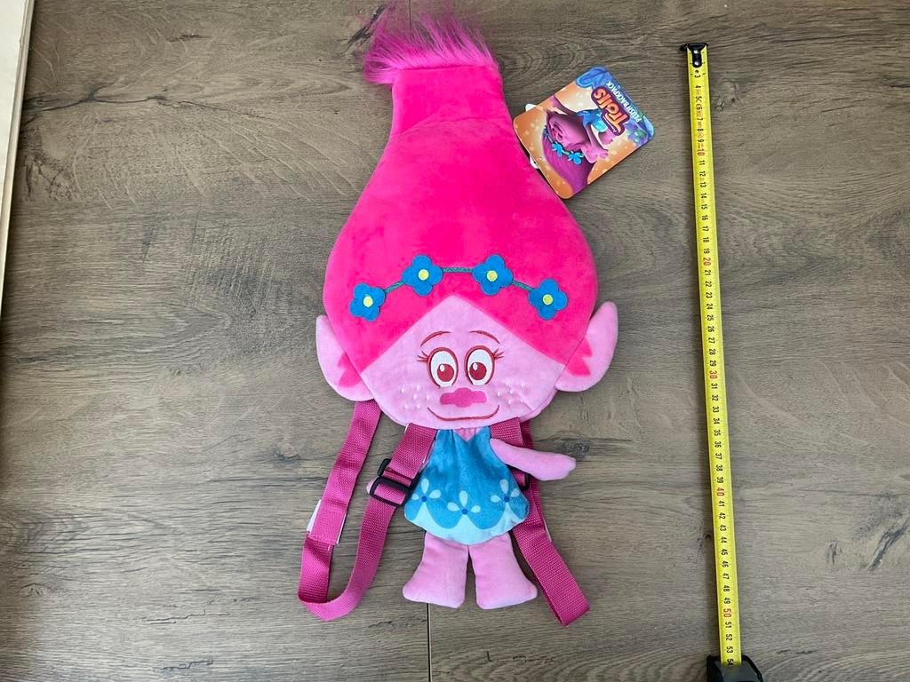Nieuwe pluche Disney Trolls of Trollz schooltad rugzak, Ophalen, Nieuw, Rugtas