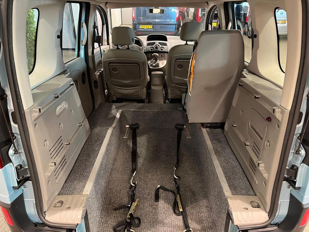 Renault Kangoo Rolstoelauto Automaat XXL-Ombouw 150cm rolsto, Auto's, Automaat, 12 maanden, Stof, Blauw