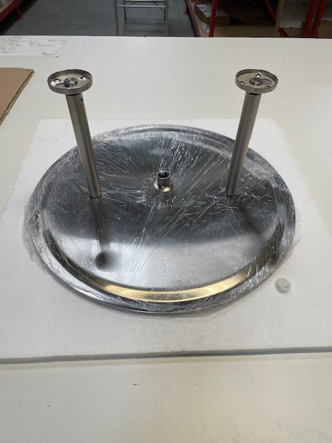 Grote ronde 50 cm rvs plafond douche, Ophalen of Verzenden, Nieuw, Rvs, Douche