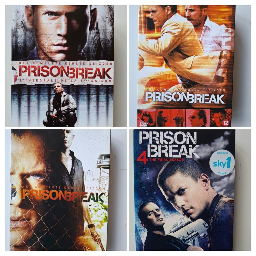 Prison Break DVD Boxset Seizoen 1 t/m 4, Gebruikt, Boxset, Ophalen of Verzenden, Actie en Avontuur