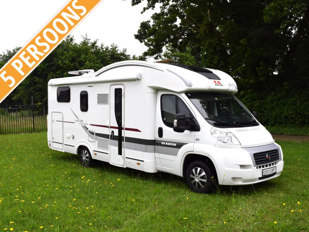 Adria Matrix Axess M 680 SL 5 persoons Enkelbeden en Hefbed, Bedrijf, Adria, Tot en met 5, Luifel