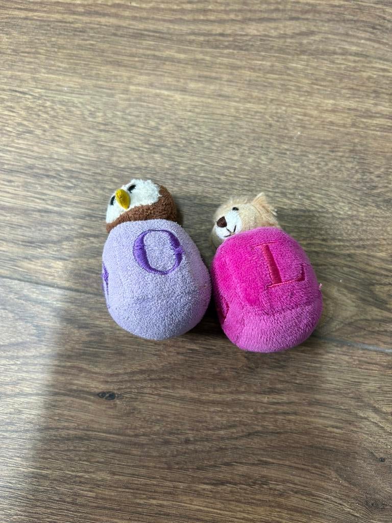 2 knuffel rammelaars, Ophalen of Verzenden, Gebruikt, Overige typen