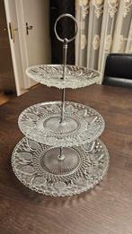 Glazen etagère, Ophalen