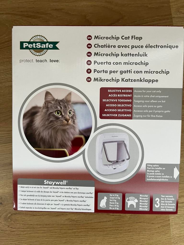 Katten luik, Dieren en Toebehoren, Katten-accessoires, Zo goed als nieuw, Ophalen